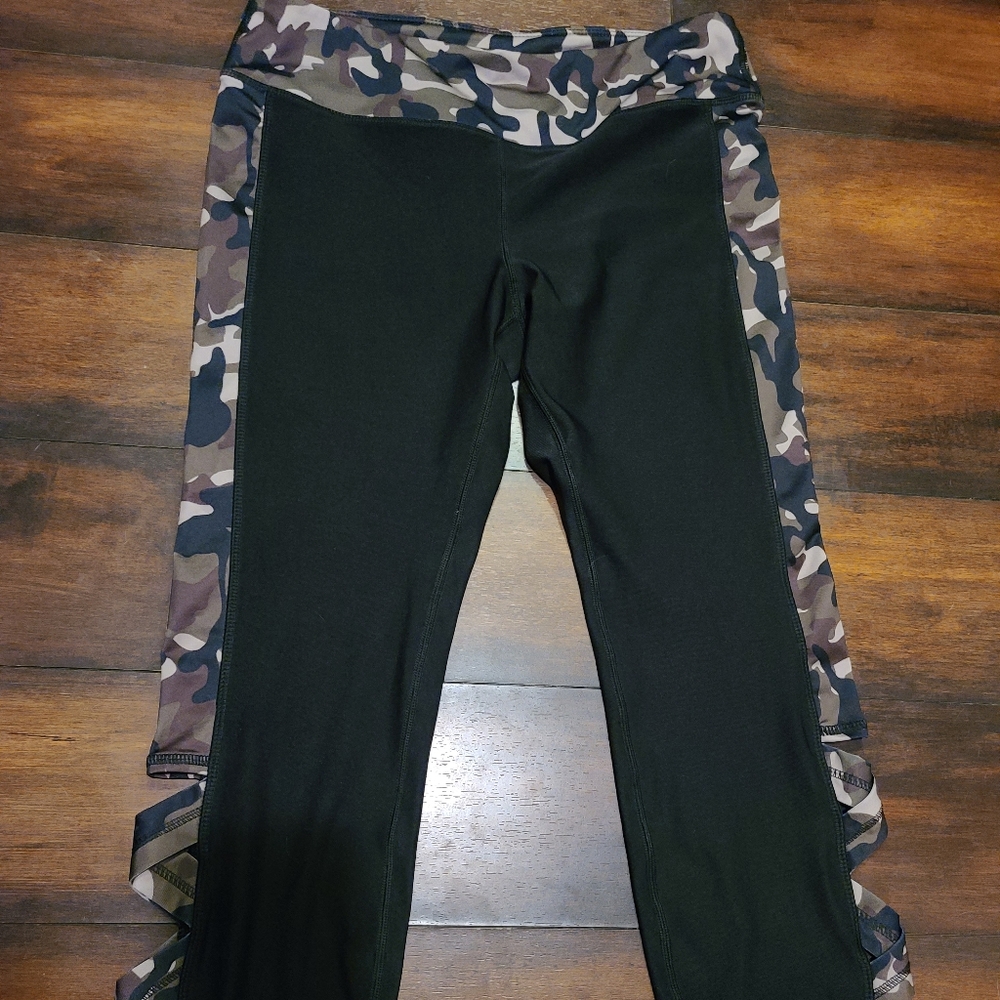 Inspired hearts spandex yoga pants
